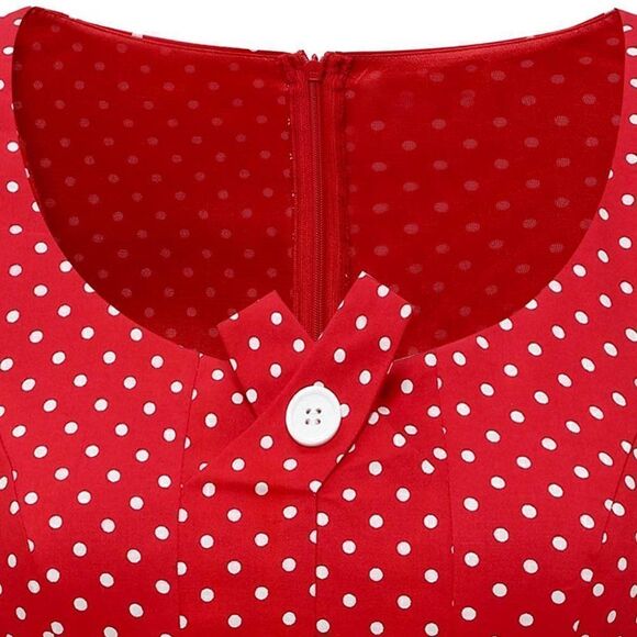 ❤ 4PCS Bundle Minnie Mouse Costume 1950s Retro Pinup Dress & Accessories NWT - Picture 5 of 16